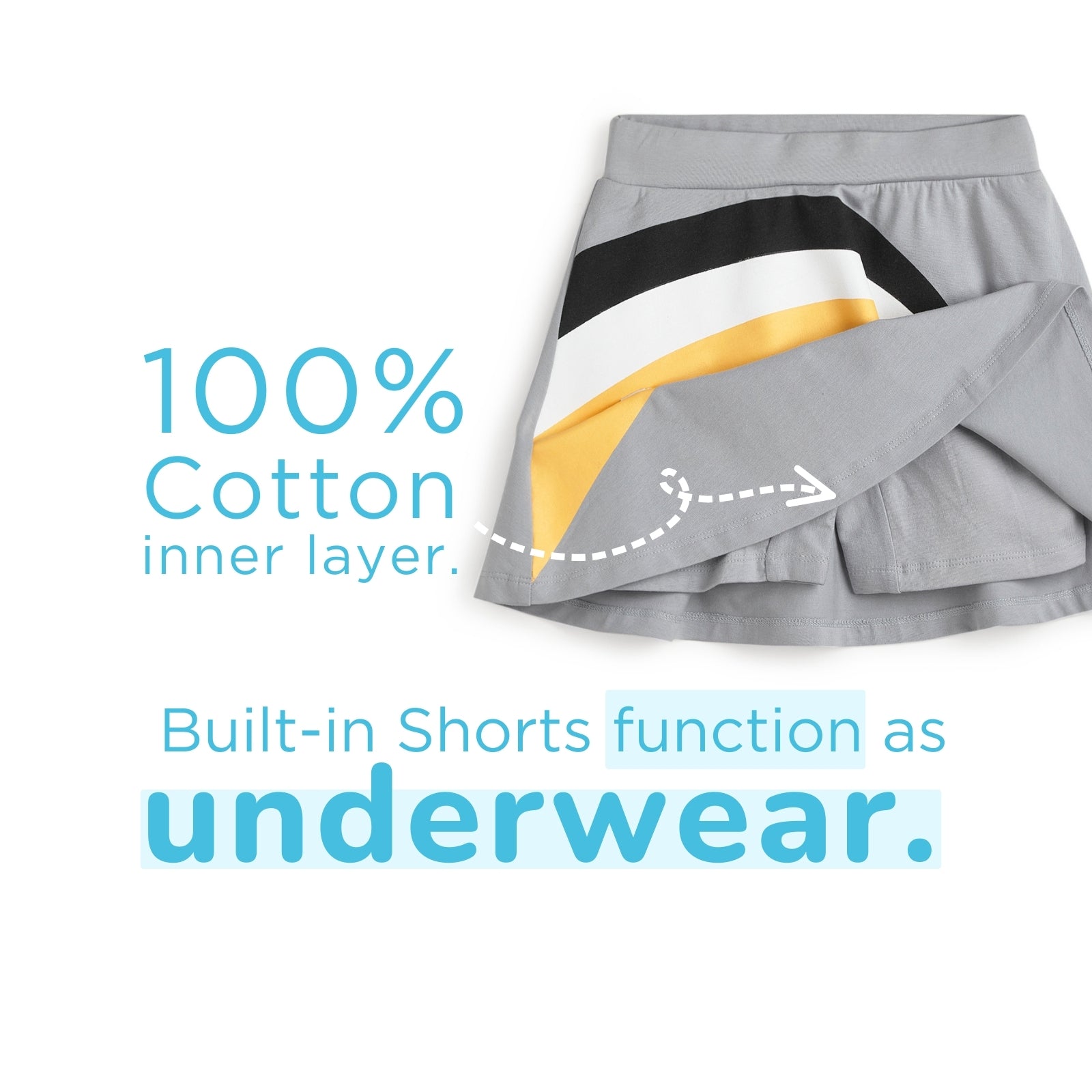 Star Crossed Skater Skirt with Inner Shorts