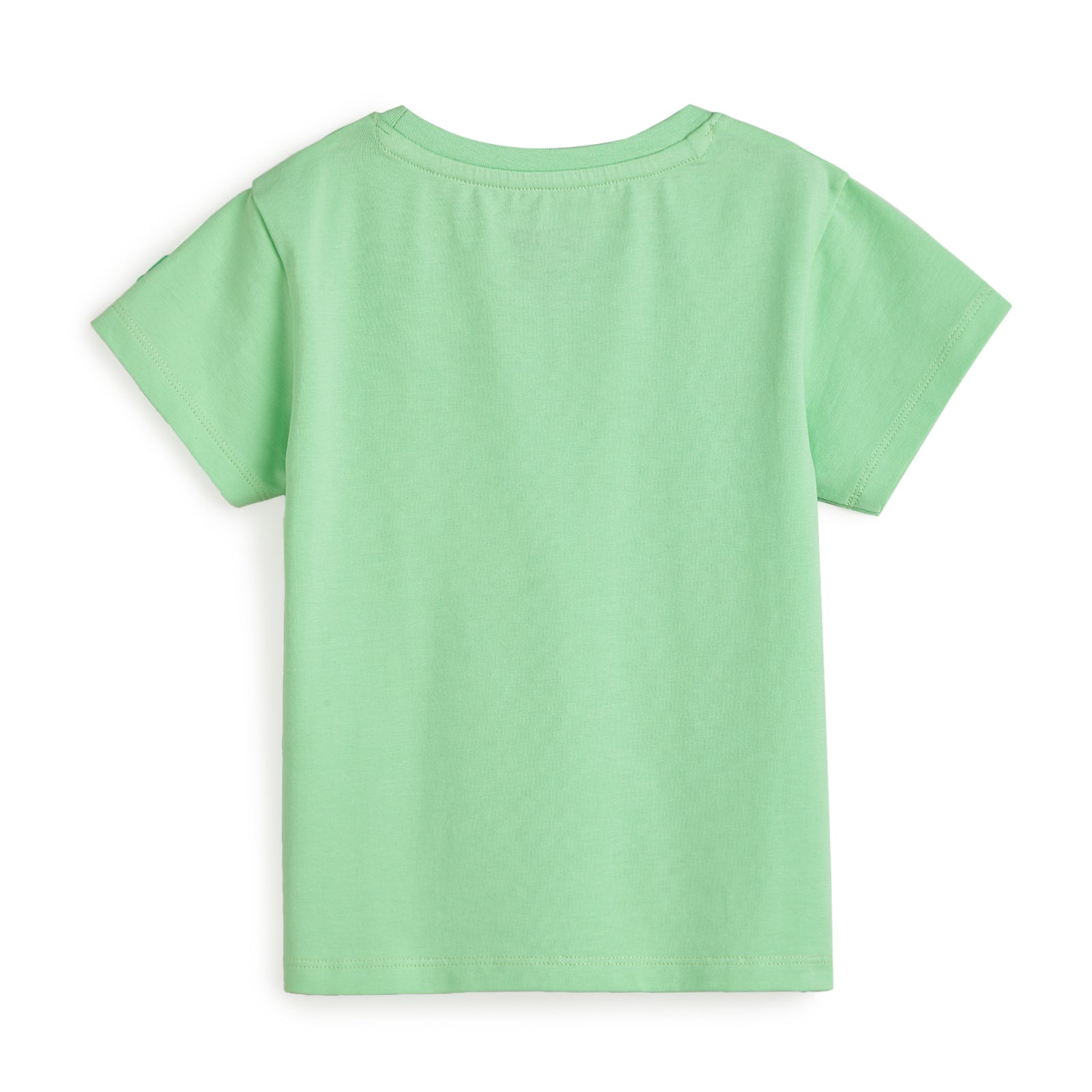 Green Tshirt & Blue Runner Shorts Set