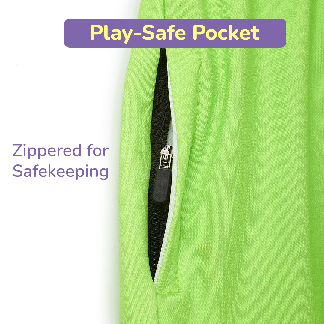 Winner Dry Fit Vest & Lime Shorts Set