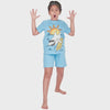 Surfs Up Shorts & Tee Nightsuit - Glow  in the Dark