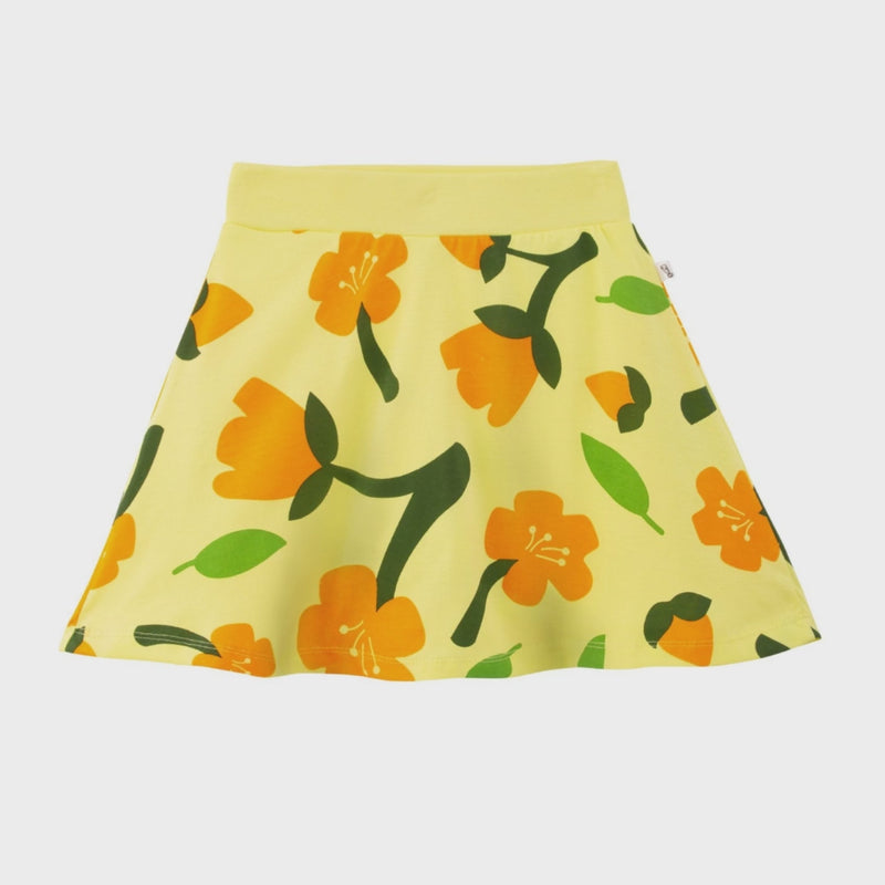 Daffodils - Skater Skirt with Inbuilt Shorties