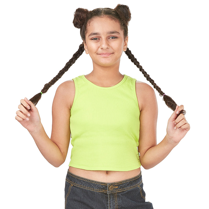Lime Padded Tank Top