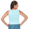 Pool Blue Padded Tank Top