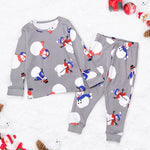 Snowman Party - Thermal Full Sleeve Top & Pant Set