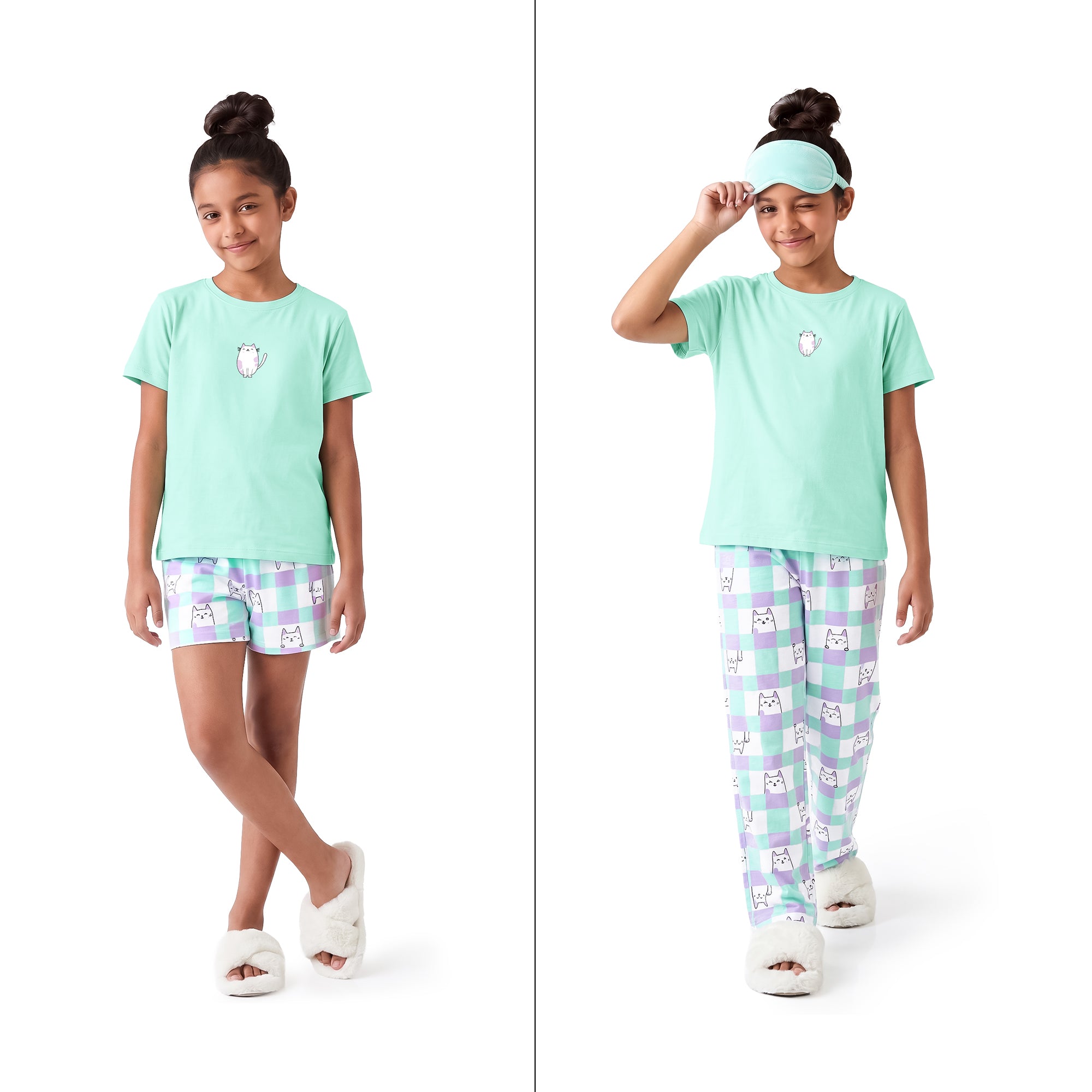 3-in-1 Cat Nightsuit Set