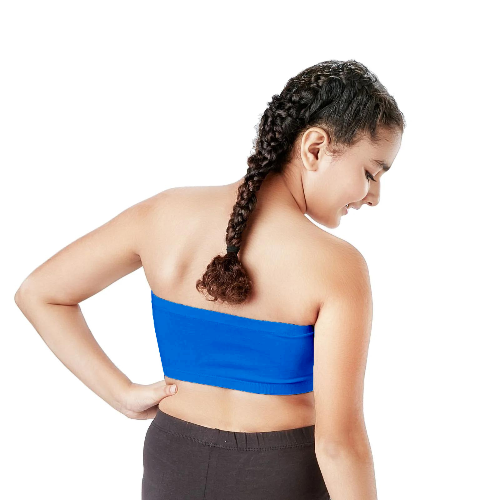 Lightly Padded Tube Bra with Removable Straps  - Lightening