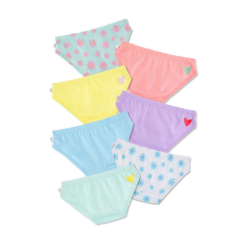 Floral 7-pack Girl Bikinis