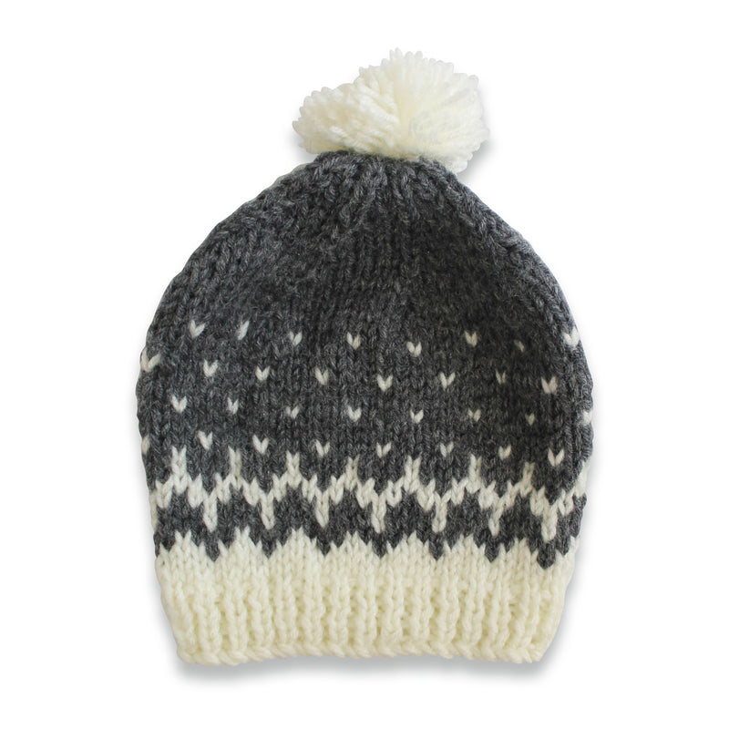 Grey Spotted Beanie