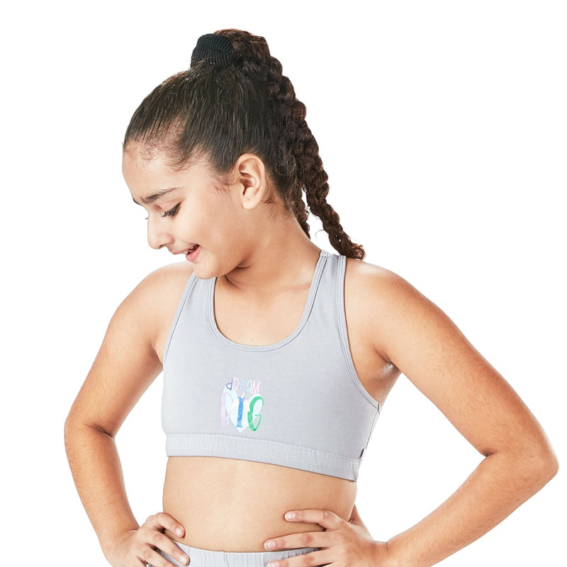 Lightly Padded Sports Bra - Dream Big