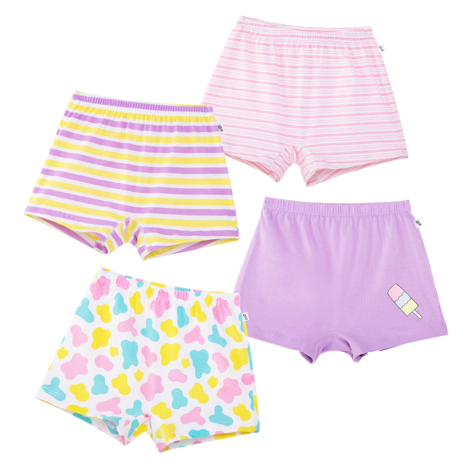 Candy Colours 4-Pack Girl Boxers – Plan B
