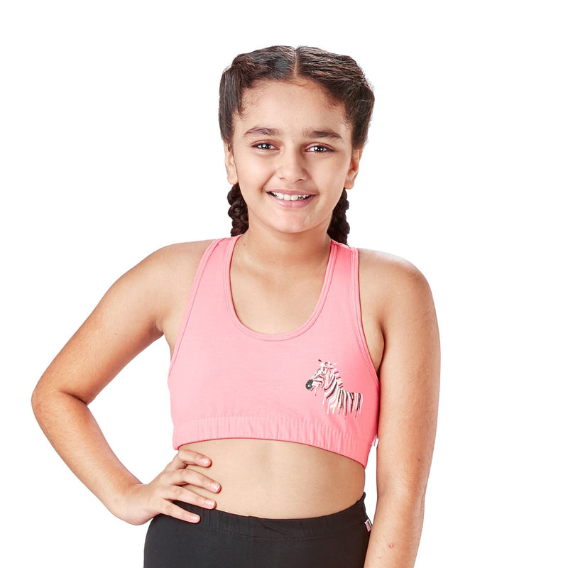 3-Pack Double Layered Sports Bra - Facets