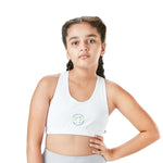 Peace Out Double Layered Sports Bra - Racer Back