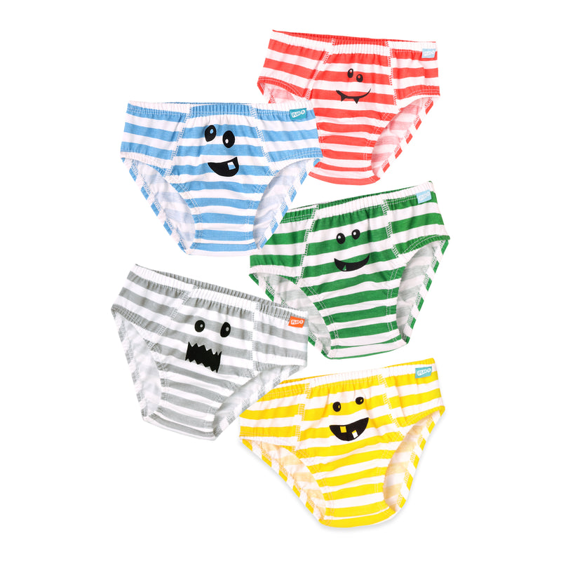 Stripey 5-Pack Boy Underwear