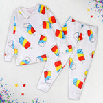Popsicle - Thermal Full Sleeve Top & Pant Set