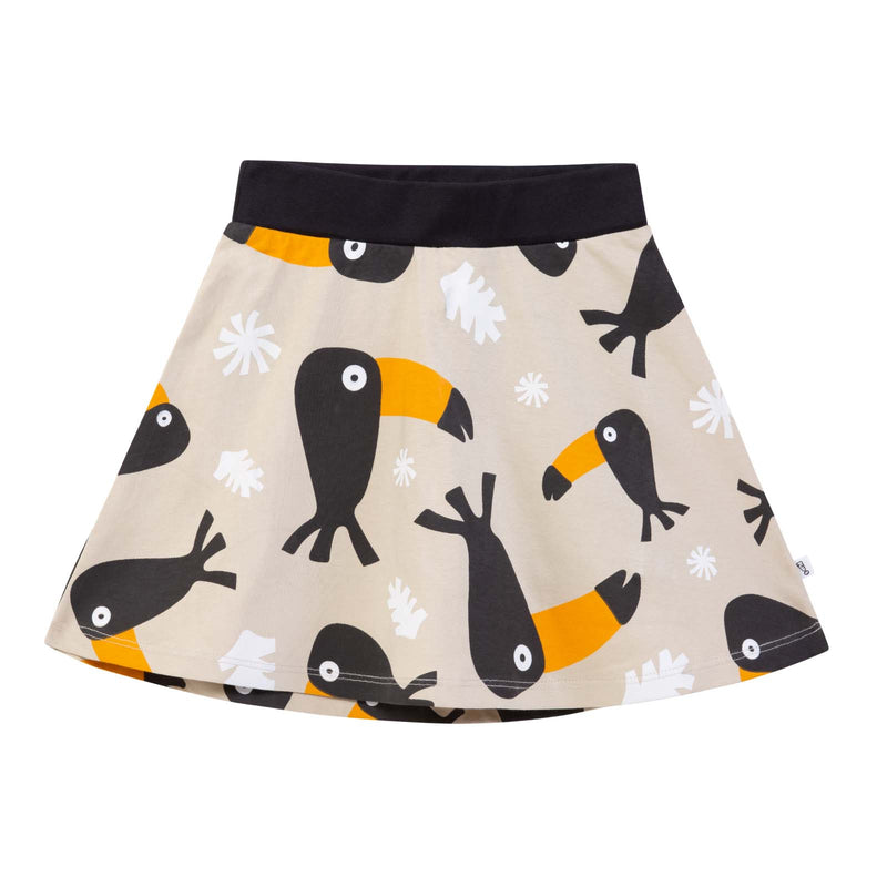 Toucans - Girl Tee & Skater Skirt Set