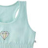 Diamond Double Layered Sports Bra - Racer Back