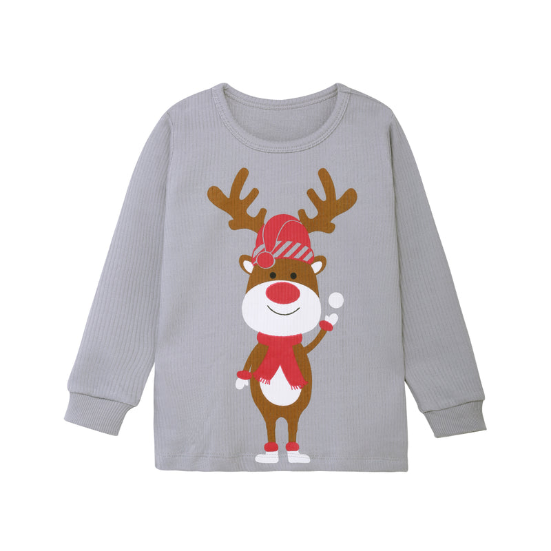 Reindeer - Full Sleeve Thermal Top