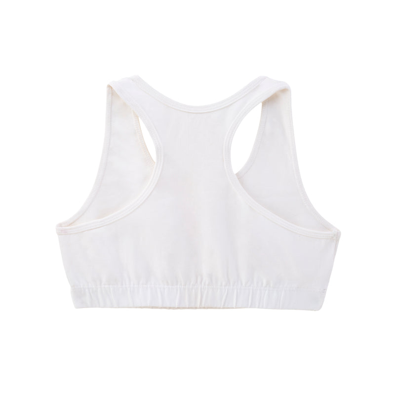 Peace Out Double Layered Sports Bra - Racer Back