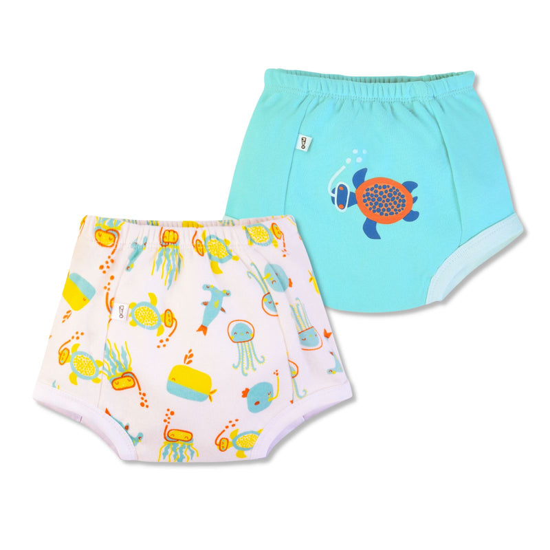 Padded Underwear for Potty Training - 2pack - Underwater