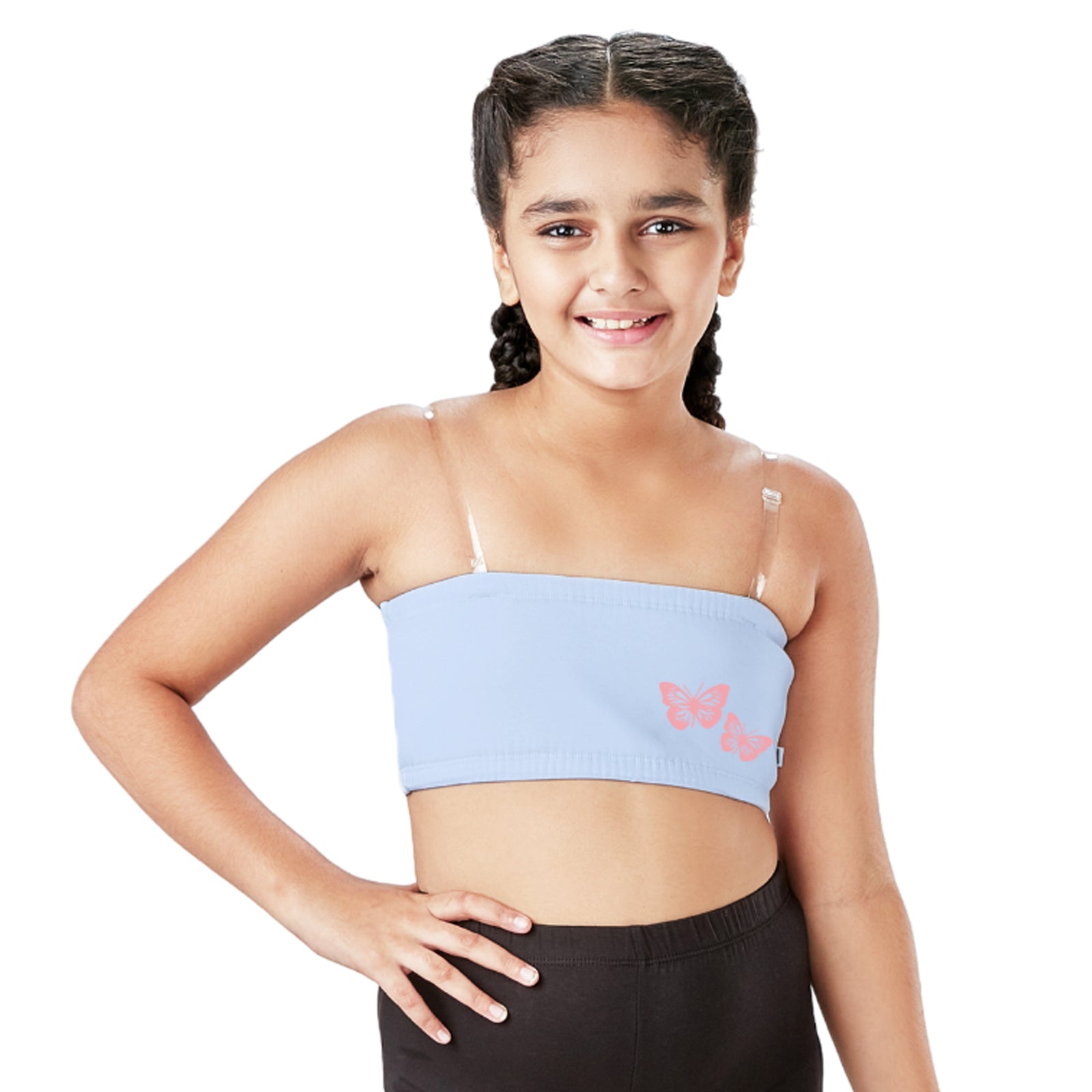 Lightly Padded Tube Bra with Removable Straps - Butterfly – Plan B
