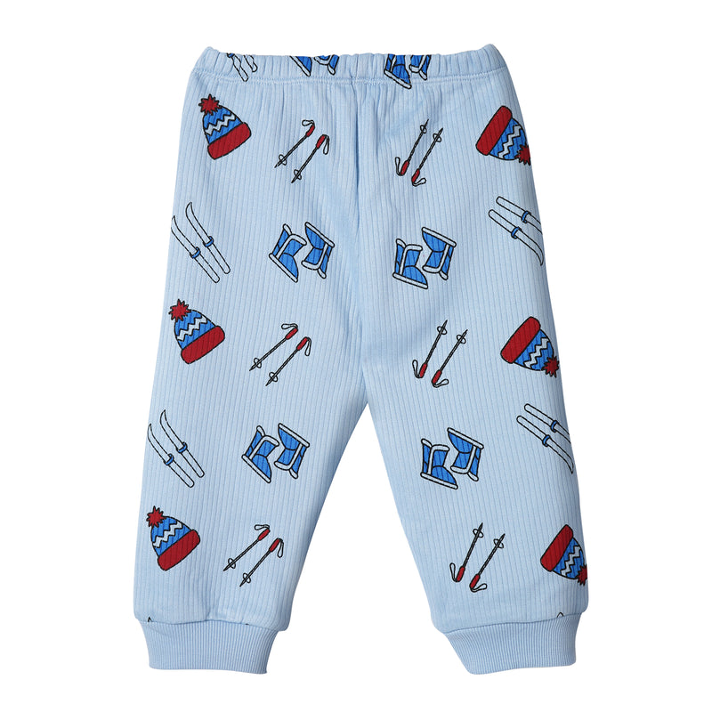 Ski Spree - Thermal Full Sleeve Top & Pant Set - sale
