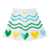 Line of Hearts - Skater Skirt with Inbuilt Shorties