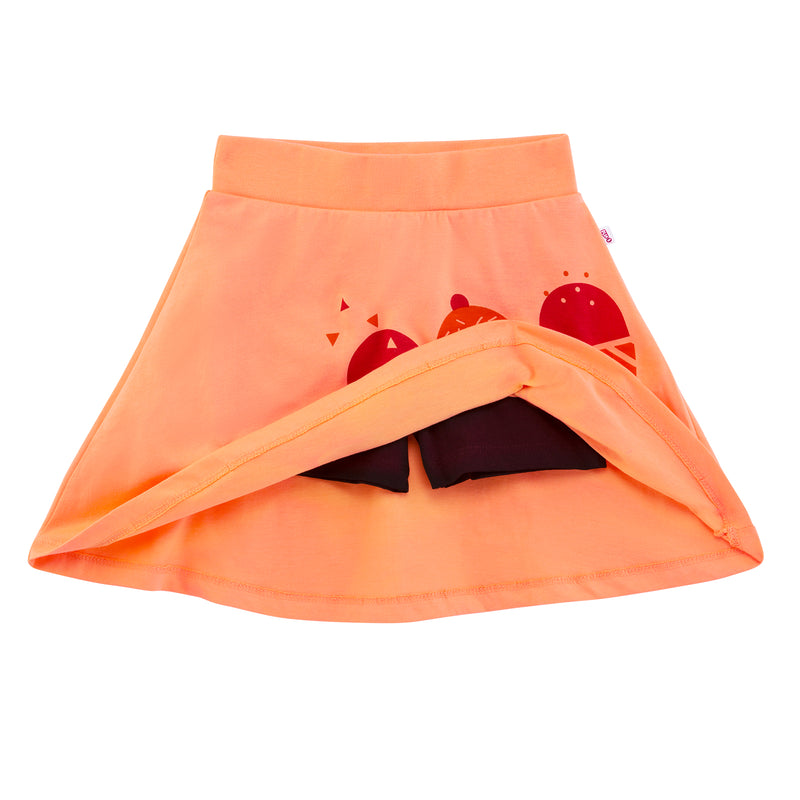 Red Velvet - Skater Skirt with Inbuilt Shorties