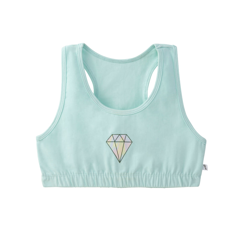 Double Layered Sports Bra - Diamond