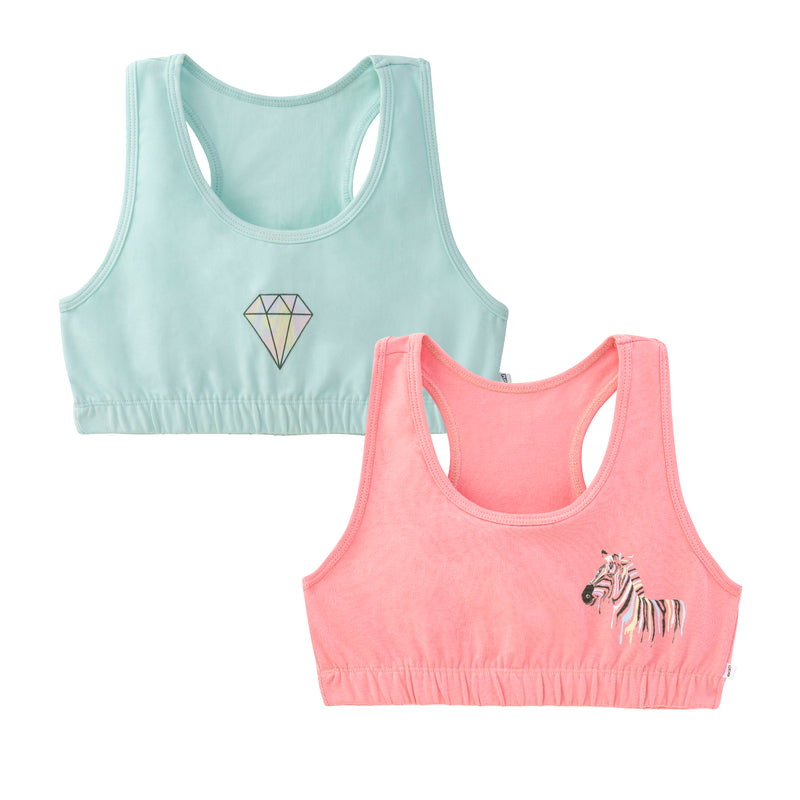 2-Pack Double Layered Sports Bra - Glow Gal