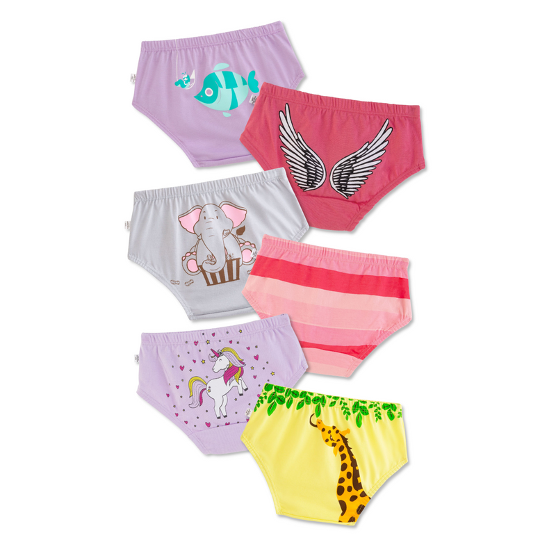 Unicorn Time 6-Pack Panties