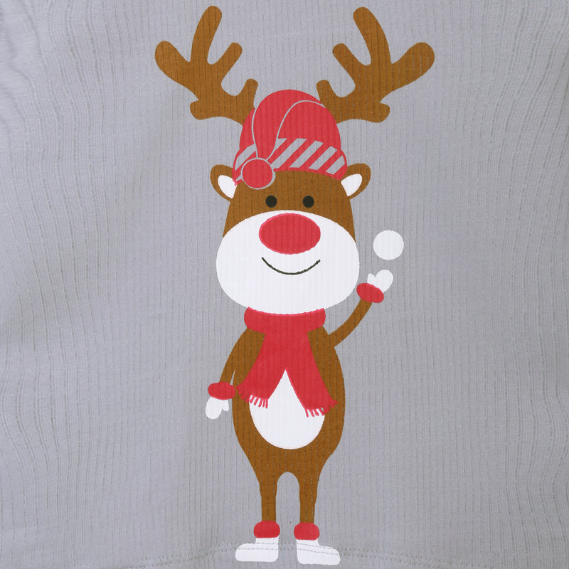 Reindeer - Full Sleeve Thermal Top