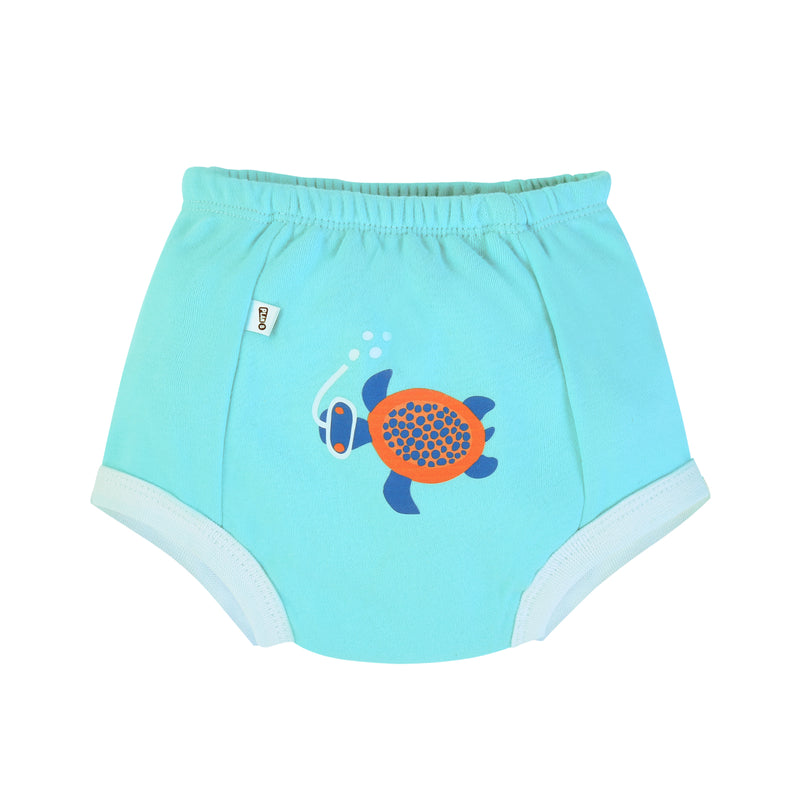 Padded Underwear for Potty Training - 4pack - Sea & Clouds