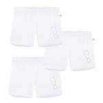 White 3-Pack Girl Shorties