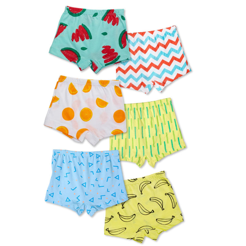 Shapes 6-Pack Boy Boxers