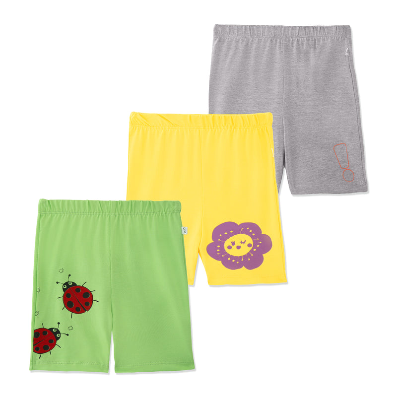 Gardenia 3-Pack Cycling Shorts