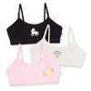 Unicorn Love 3-Pack Training Bras