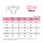 Tye Dye - 4-pack Girl Bikinis