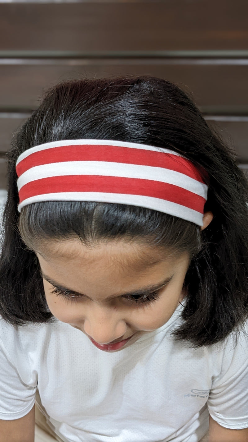 Red Stripes Headband