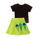 Icecreams - Girl Tee & Skater Skirt Set