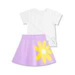 Sunflower - Girl Tee & Skater Skirt Set