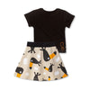 Toucans - Girl Tee & Skater Skirt Set