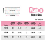 3-Pack Lightly Padded Tube Bra with Removable Straps  - Trio