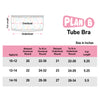 3-Pack Lightly Padded Tube Bra with Removable Straps  - Colour Pop