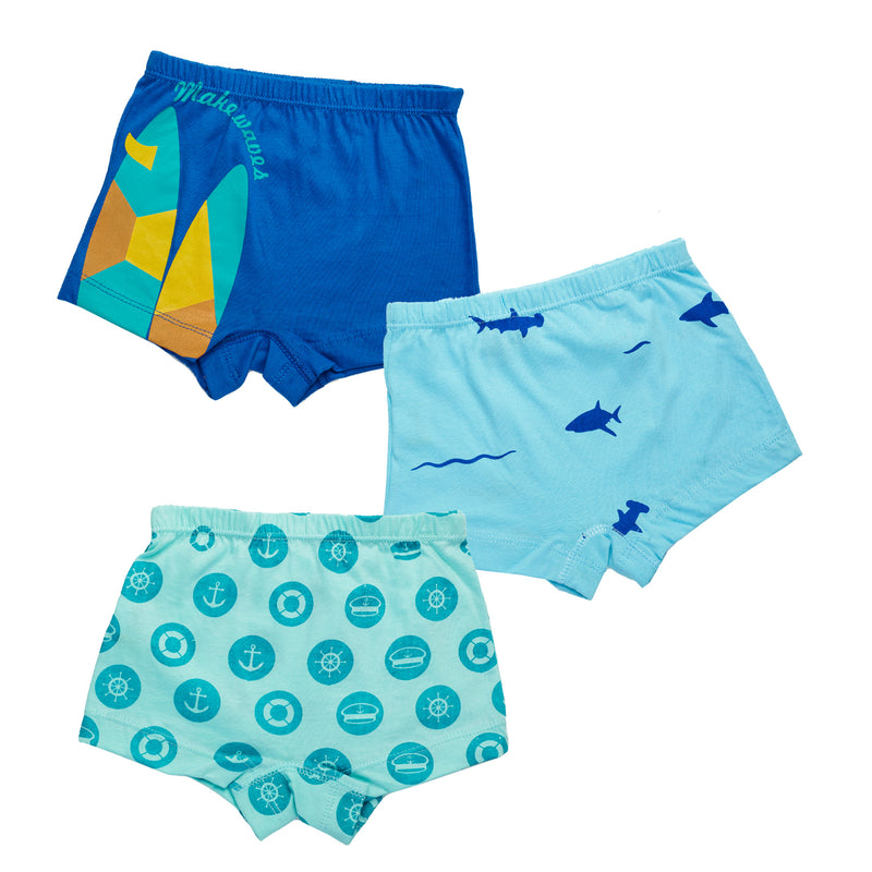 Surf's Up 3-Pack Boy Boxers