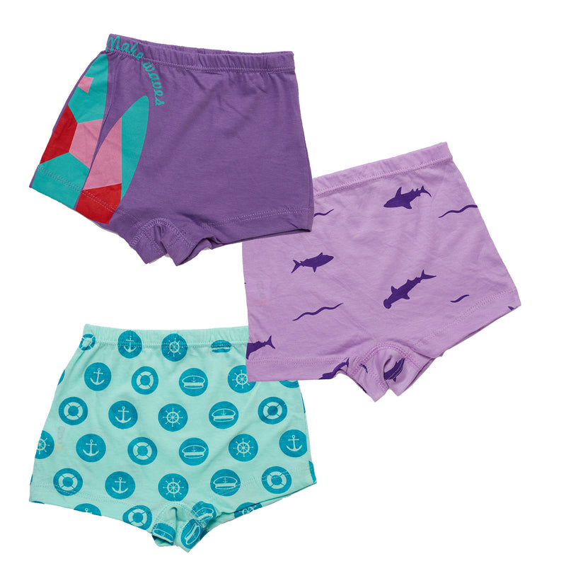 Surf's Up 3-Pack Girl Boxers