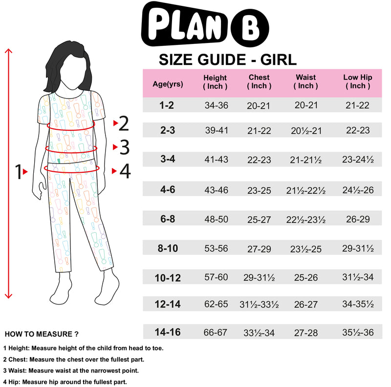 Nautical 2-Pack Girl Shorties – Plan B
