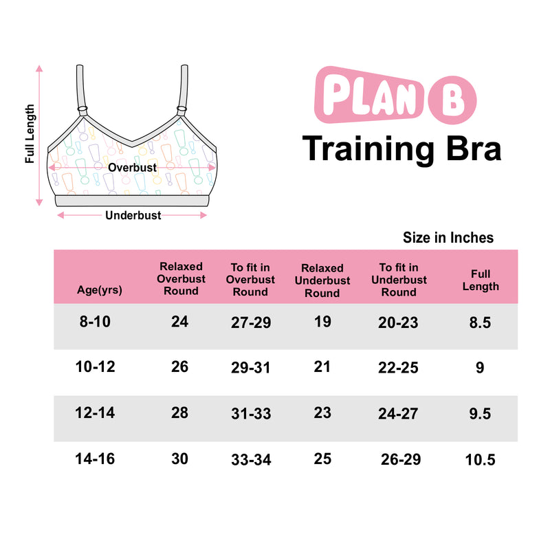 Daisy 3-Pack Training Bras